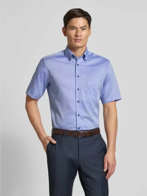 Koszula biznesowa o kroju modern fit z kieszenią na piersi Eterna