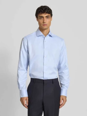Koszula biznesowa o kroju modern fit z kołnierzykiem typu cutaway Eterna
