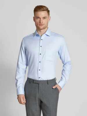 Koszula biznesowa o kroju Modern Fit z kołnierzykiem typu kent Eterna