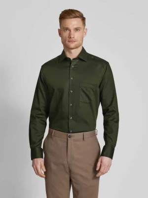 Koszula biznesowa o kroju Modern Fit z kołnierzykiem typu kent Eterna
