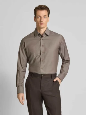 Koszula biznesowa o kroju Modern Fit z kołnierzykiem typu kent Eterna