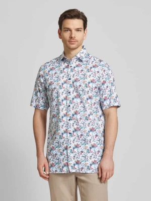 Koszula biznesowa o kroju modern fit z kołnierzykiem typu kent model ‘Bergamo’ Olymp