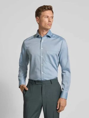 Koszula biznesowa o kroju modern fit z kołnierzykiem typu kent model ‘Global Kent’ Olymp