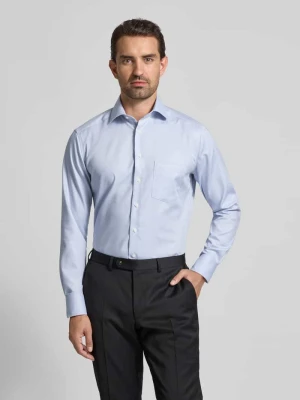 Koszula biznesowa o kroju modern fit z kołnierzykiem typu kent model ‘Global Kent’ Olymp