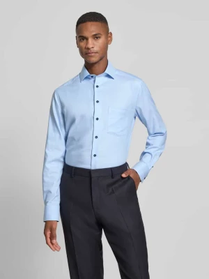 Koszula biznesowa o kroju modern fit z kołnierzykiem typu kent model ‘Global Kent’ Olymp