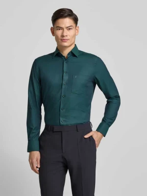 Koszula biznesowa o kroju modern fit z kołnierzykiem typu kent model ‘NEW KENT’ Olymp