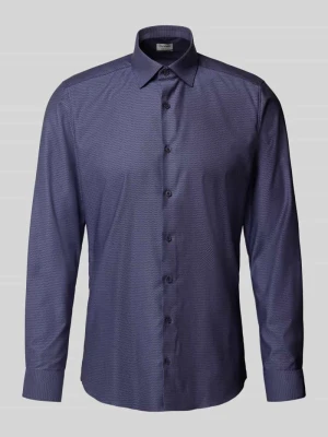 Koszula biznesowa o kroju Modern Fit z kołnierzykiem typu kent OLYMP Level Five