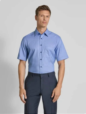 Koszula biznesowa o kroju modern fit z listwą guzikową Eterna
