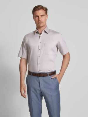 Koszula biznesowa o kroju modern fit z listwą guzikową Eterna