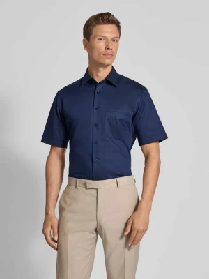 Koszula o kroju modern fit z krótkim rękawem i listwą guzikową Eterna