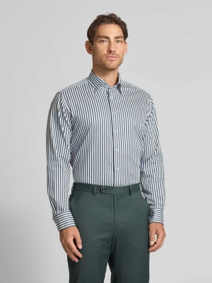Koszula biznesowa o kroju modern fit z listwą guzikową Eterna