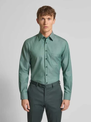 Koszula biznesowa o kroju modern fit z listwą guzikową Eterna