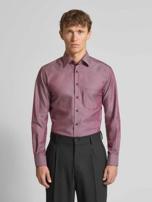 Koszula biznesowa o kroju modern fit z listwą guzikową Eterna