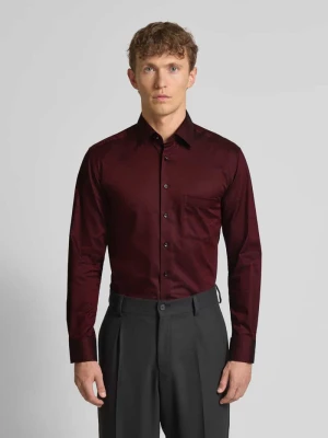 Koszula biznesowa o kroju modern fit z listwą guzikową Eterna