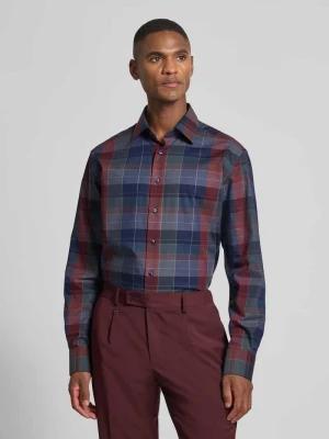 Koszula biznesowa o kroju modern fit z listwą guzikową Eterna