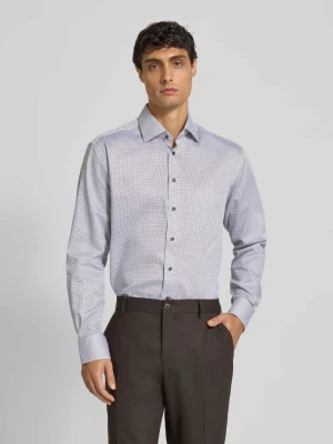 Koszula biznesowa o kroju modern fit z listwą guzikową Eterna