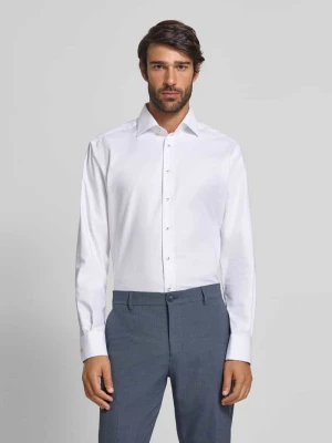 Koszula biznesowa o kroju modern fit z listwą guzikową Eterna