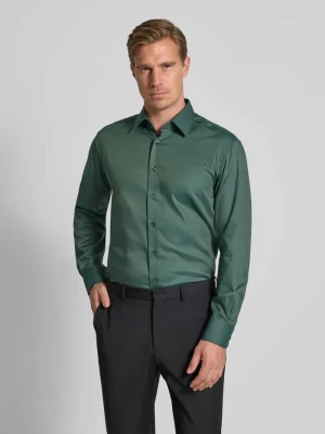 Koszula biznesowa o kroju modern fit z listwą guzikową Eterna