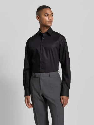 Koszula biznesowa o kroju modern fit z listwą guzikową Eterna