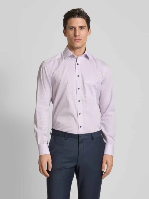 Koszula biznesowa o kroju modern fit z listwą guzikową Olymp