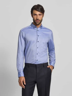 Koszula biznesowa o kroju modern fit z kołnierzykiem typu button down Olymp