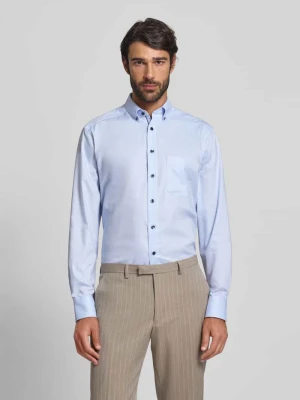 Koszula biznesowa o kroju modern fit z kołnierzykiem typu button down Olymp
