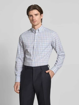 Koszula biznesowa o kroju modern fit z listwą guzikową Olymp