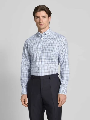 Koszula biznesowa o kroju modern fit z listwą guzikową Olymp