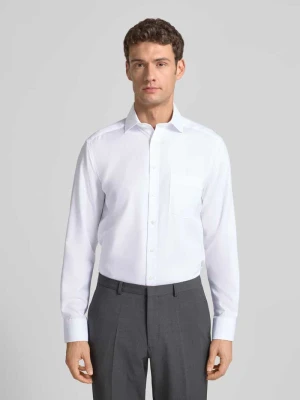 Koszula biznesowa o kroju modern fit z listwą guzikową Olymp