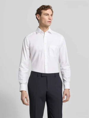 Koszula biznesowa o kroju modern fit z listwą guzikową Olymp