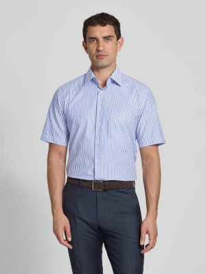 Koszula biznesowa o kroju modern fit z rękawem o dł. 1/2 Eterna