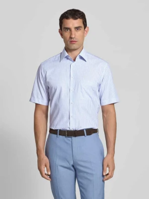 Koszula biznesowa o kroju modern fit z rękawem o dł. 1/2 Eterna