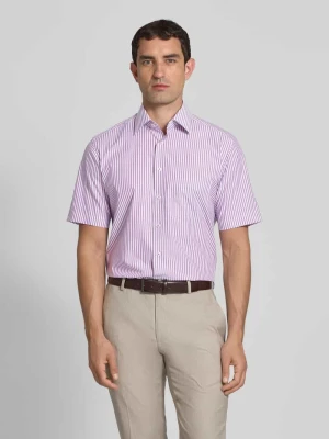 Koszula biznesowa o kroju modern fit z rękawem o dł. 1/2 Eterna