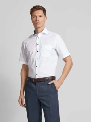 Koszula biznesowa o kroju modern fit z rękawem o dł. 1/2 Olymp