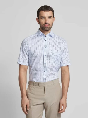 Koszula biznesowa o kroju modern fit z rękawem o dł. 1/2 Olymp