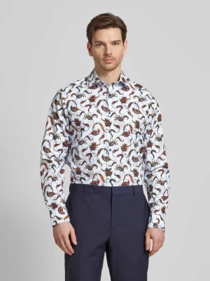 Koszula biznesowa o kroju modern fit ze wzorem paisley model 'GLOBAL KENT' Olymp