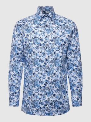 Koszula biznesowa o kroju modern fit ze wzorem paisley Olymp