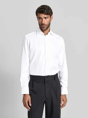 Koszula biznesowa o kroju regular fit i jakości premium z kołnierzykiem typu kent Christian Berg Men