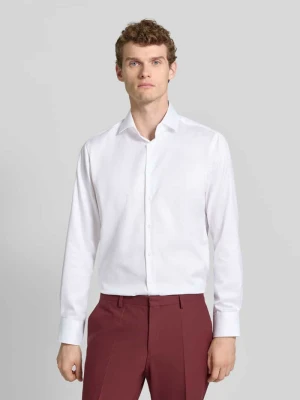 Koszula biznesowa o kroju regular fit z bawełny z kołnierzykiem typu cutaway Christian Berg Men