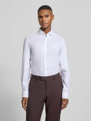 Koszula biznesowa o kroju regular fit z bawełny z kołnierzykiem typu cutaway Jake*s