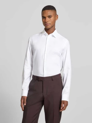 Koszula biznesowa o kroju regular fit z bawełny z kołnierzykiem typu kent Christian Berg Men