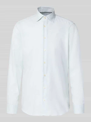 Koszula biznesowa o kroju regular fit z bawełny z kołnierzykiem typu kent Christian Berg Men