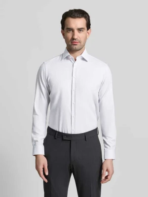 Koszula biznesowa o kroju regular fit z bawełny z kołnierzykiem typu kent Christian Berg Men