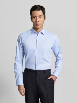 Koszula biznesowa o kroju regular fit z bawełny z kołnierzykiem typu kent Jake*s