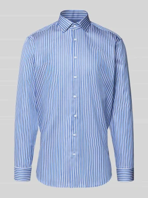 Koszula biznesowa o kroju regular fit z bawełny z kołnierzykiem typu kent SEIDENSTICKER REGULAR FIT