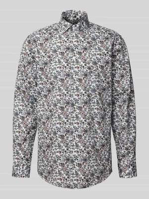 Koszula biznesowa o kroju regular fit z bawełny z kołnierzykiem typu kent SEIDENSTICKER REGULAR FIT