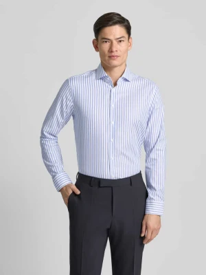 Koszula biznesowa o kroju regular fit z bawełny z kołnierzykiem typu kent SEIDENSTICKER REGULAR FIT
