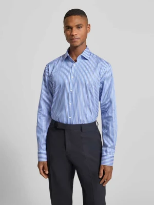 Koszula biznesowa o kroju regular fit z bawełny z kołnierzykiem typu kent SEIDENSTICKER REGULAR FIT
