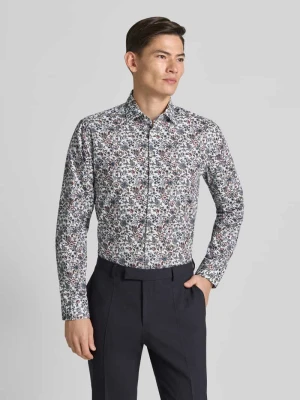 Koszula biznesowa o kroju regular fit z bawełny z kołnierzykiem typu kent SEIDENSTICKER REGULAR FIT