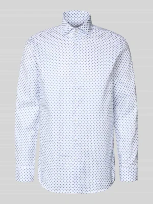 Koszula biznesowa o kroju regular fit z bawełny z kołnierzykiem typu kent SEIDENSTICKER REGULAR FIT